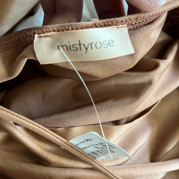 Misty rose silk dress - Picture 4 of 5